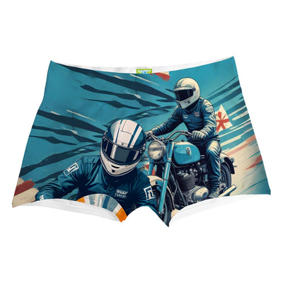 Motor Racing Boxer Man Underwear Beachwear Loungewear