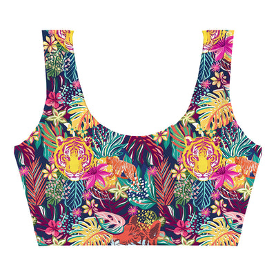 Mystery Jungle Crop Top Front