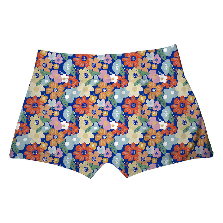 Orange Daisy Boxer Back