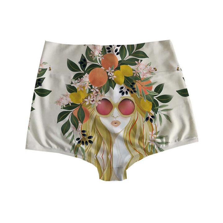 Orange Glasses Highwaist