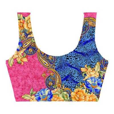 Oriental Flair Crop Top Front