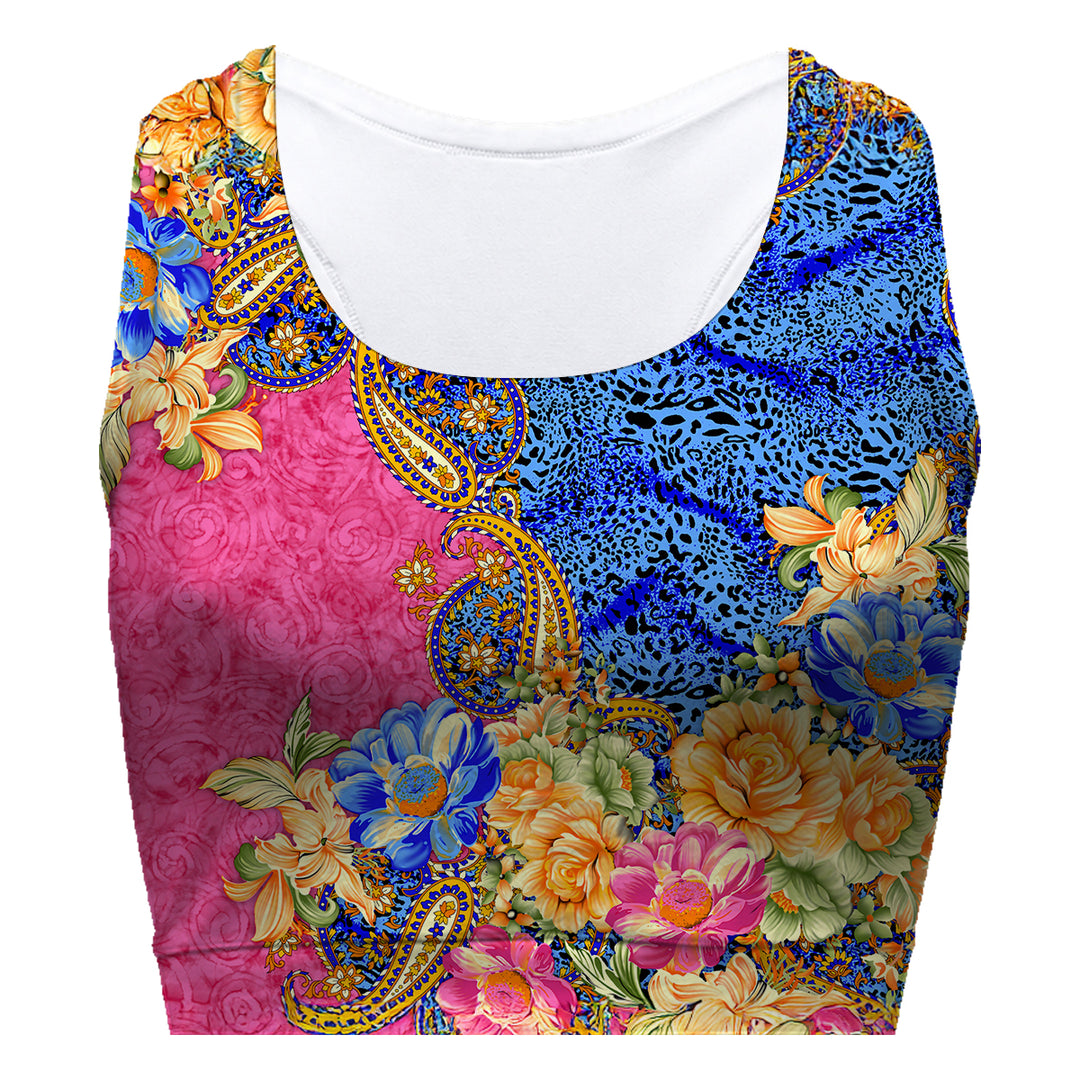 Oriental Flair Sport Bra Woman Underwear Beachwear Loungewear