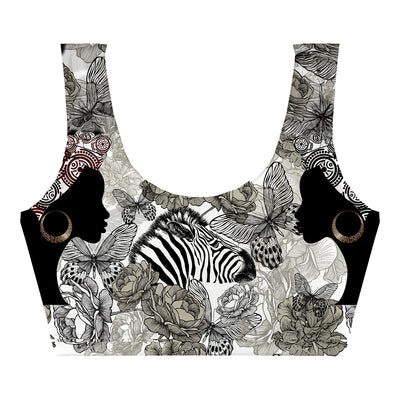 Out Of Africa Crop Top Front