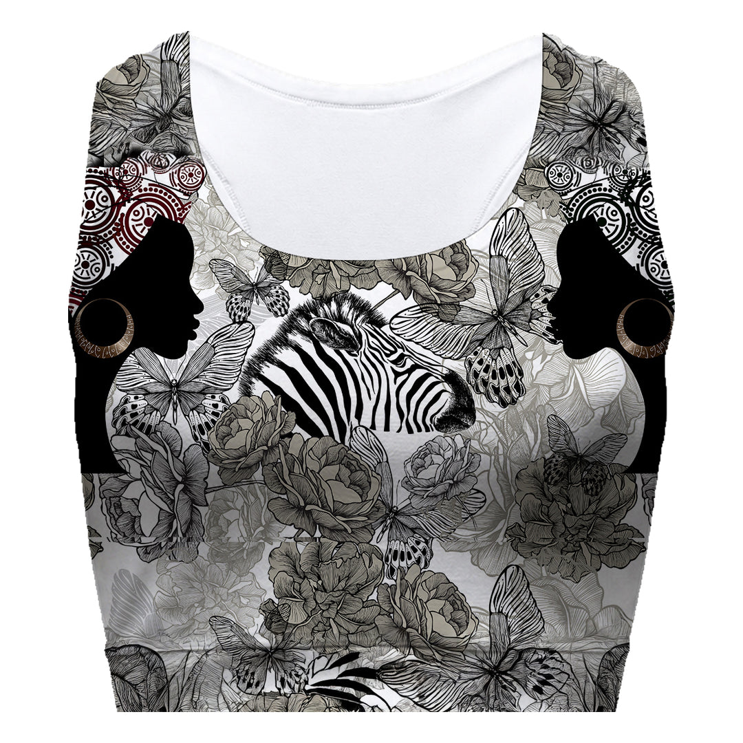 Out Of Africa Sport Bra Woman Underwear Beachwear Loungewear