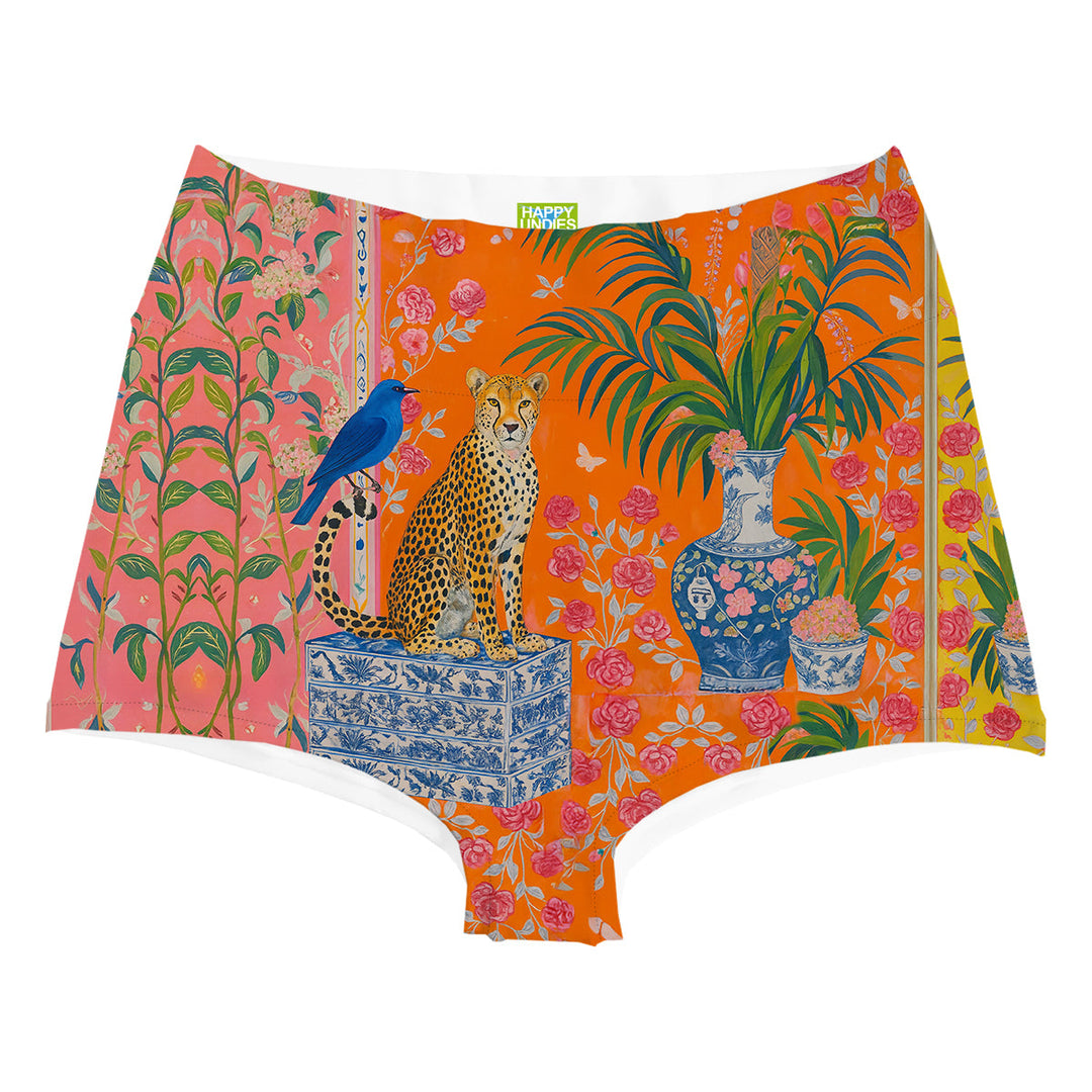 Panther Lounge Highwaist Woman Underwear Beachwear Loungewear