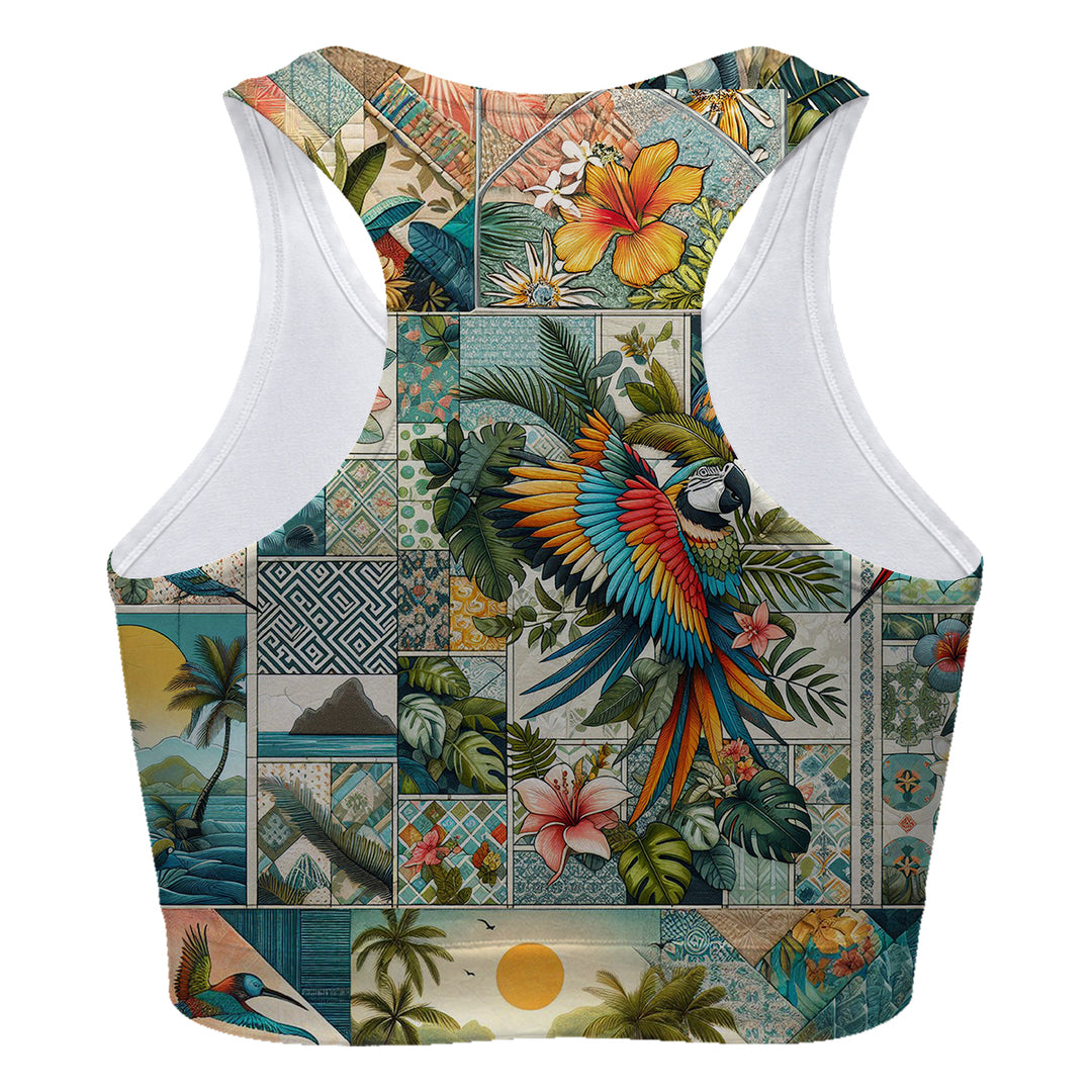 Papagei Artwork Sport Bra Woman Underwear Beachwear Loungewear
