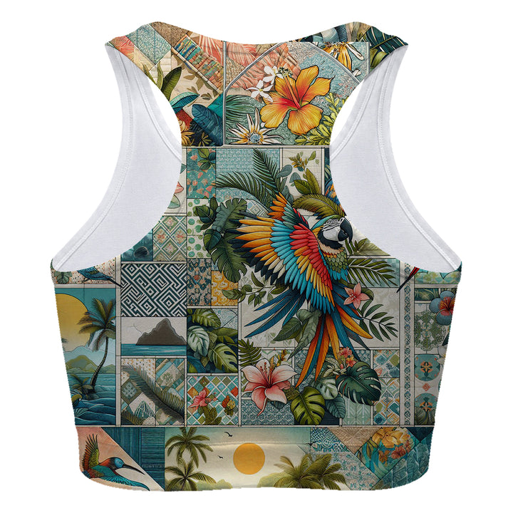 Papagei Artwork Sport Bra Woman Underwear Beachwear Loungewear