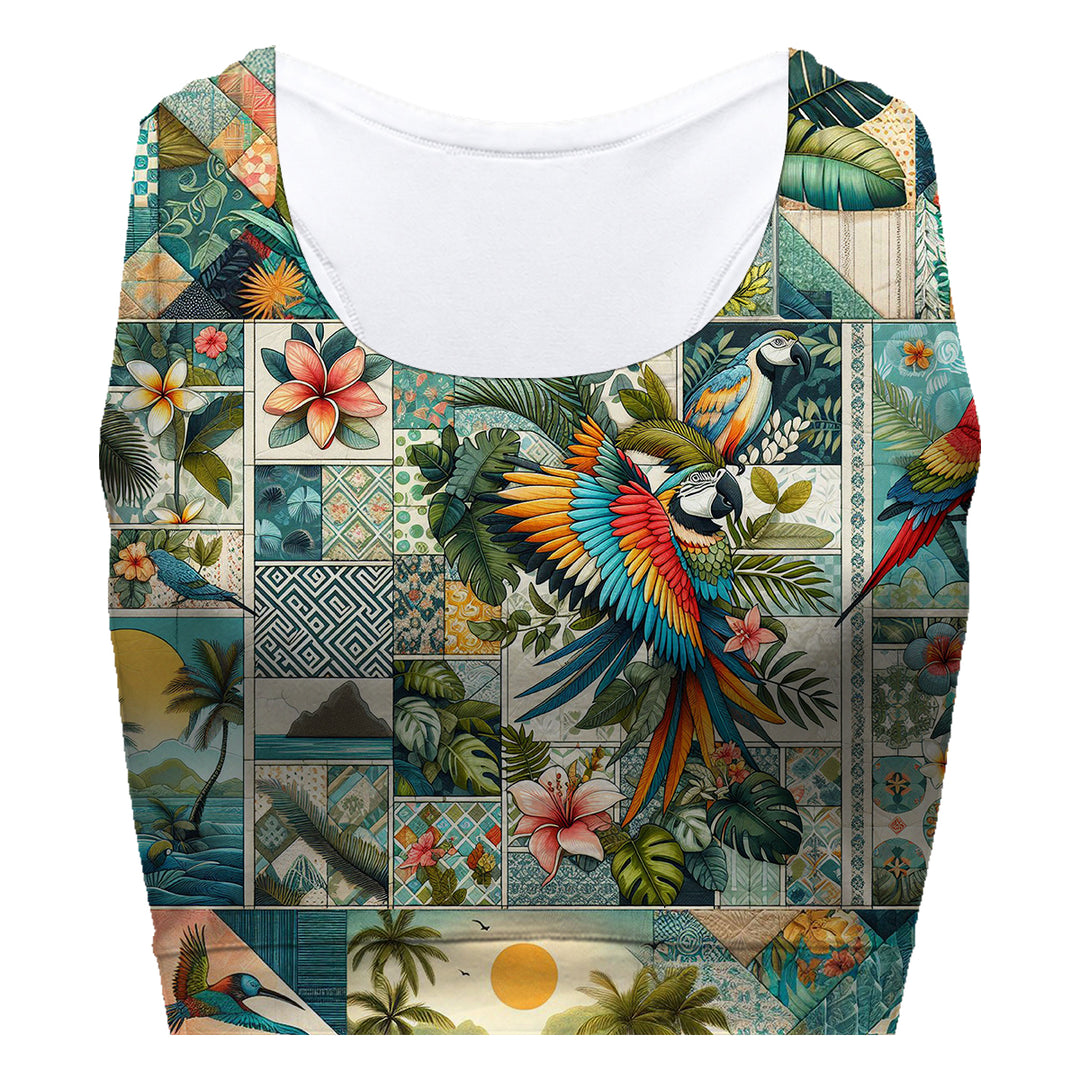 Papagei Artwork Sport Bra Woman Underwear Beachwear Loungewear