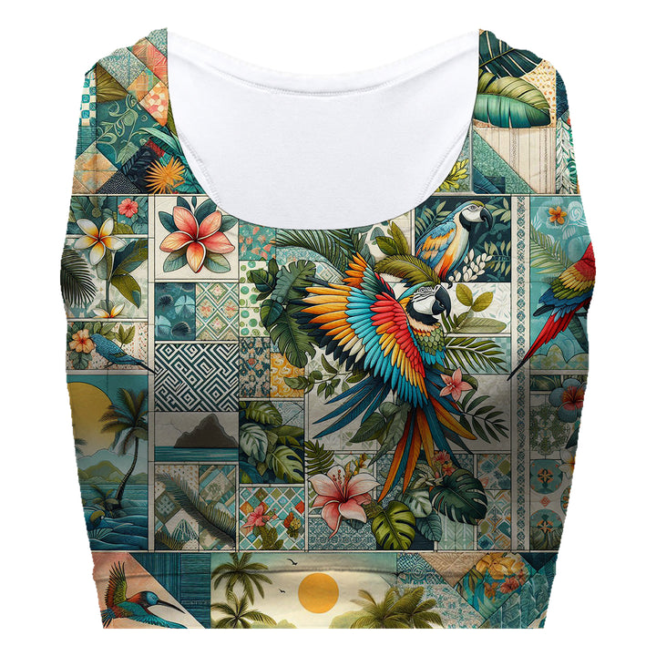 Papagei Artwork Sport Bra Woman Underwear Beachwear Loungewear