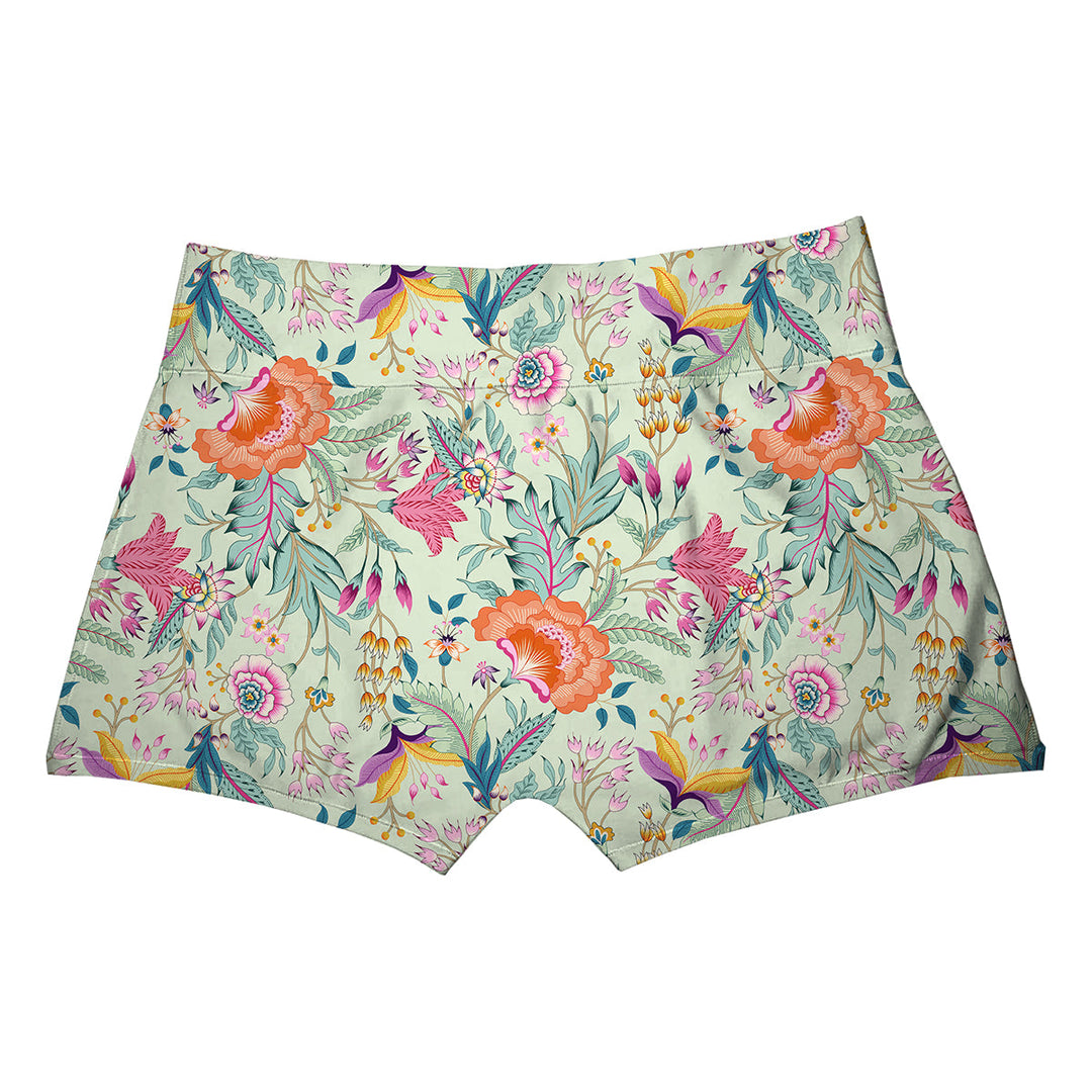 Pastel Flowers Boxer Back