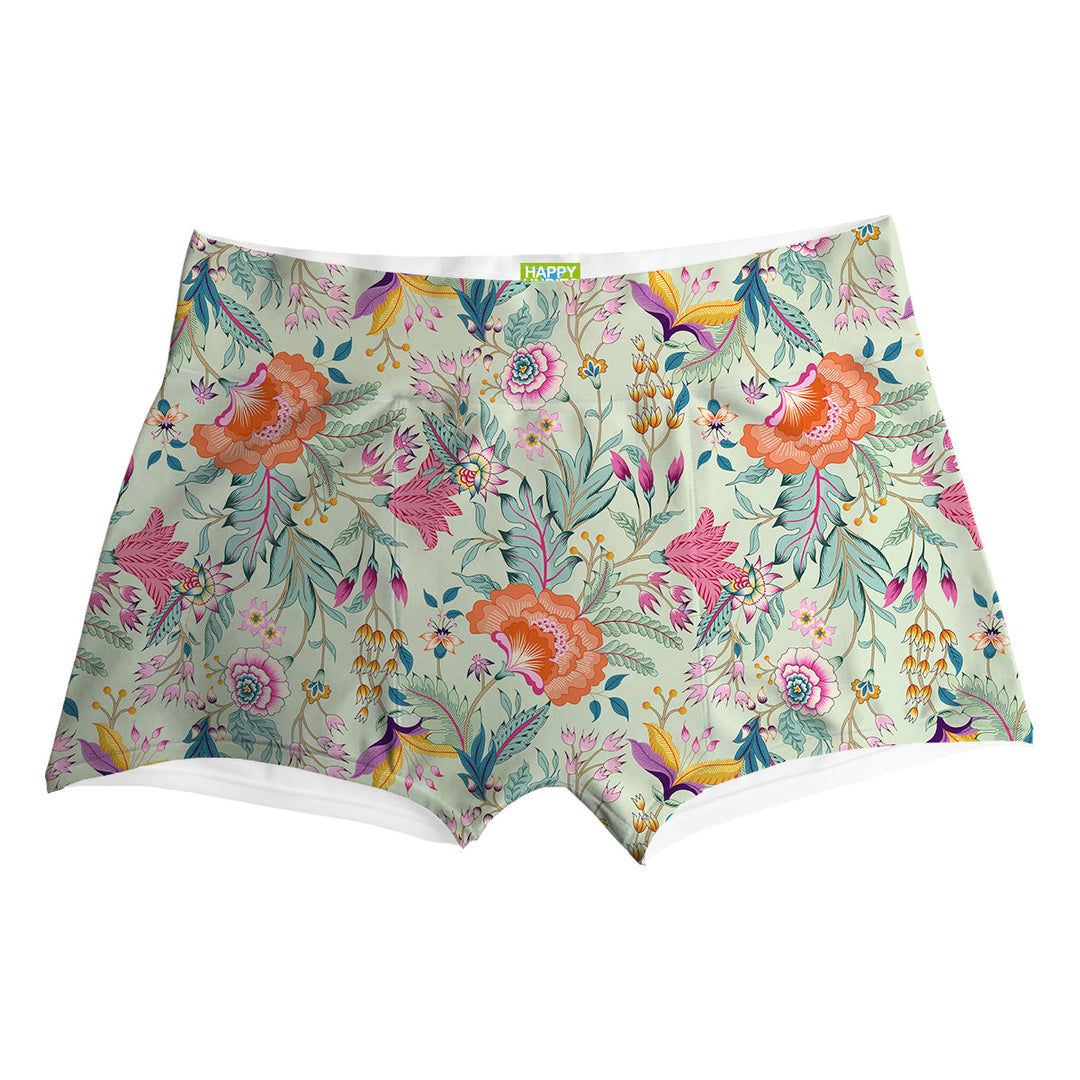 Pastel Flowers Boxer Front