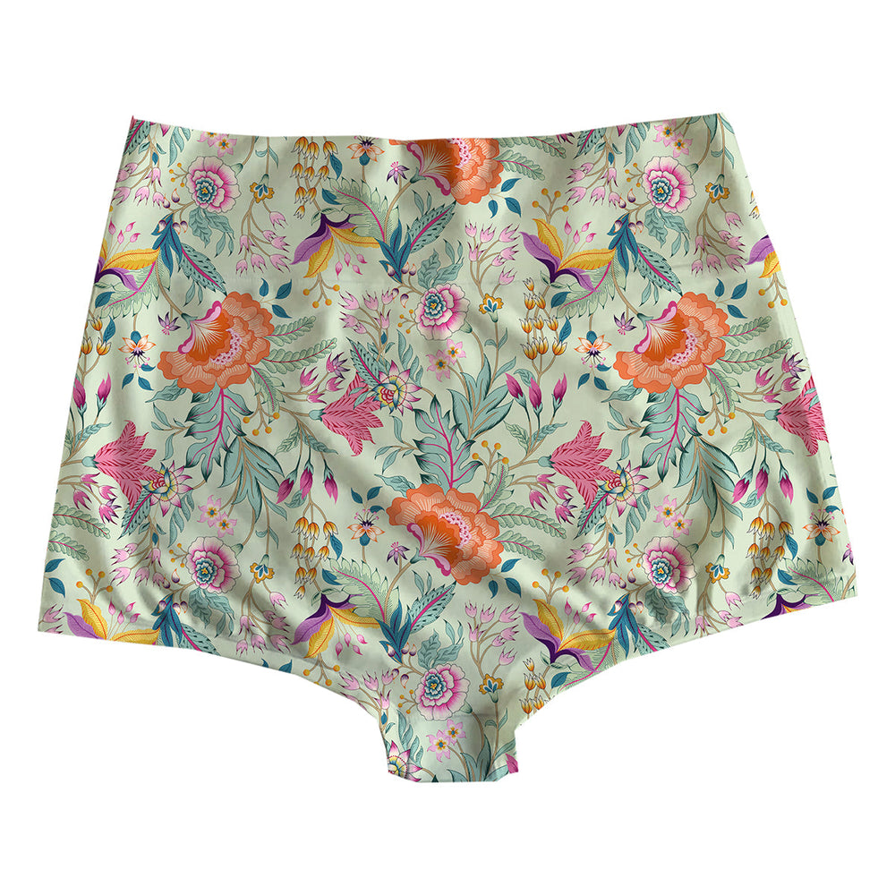 Pastel Flowers Highwaist Back