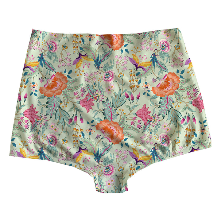 Pastel Flowers Highwaist Back