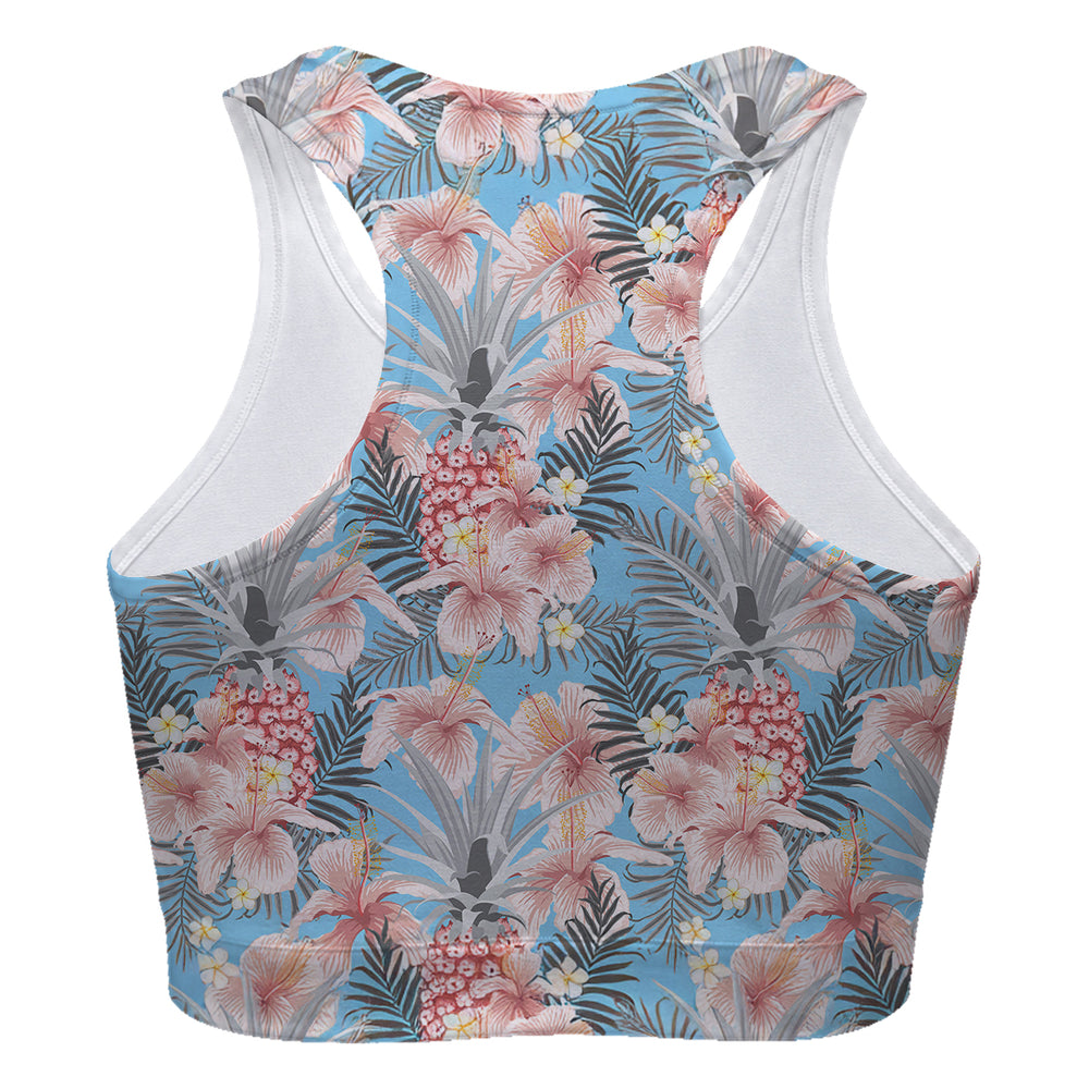 Pastel Tropics Sport Bra Woman Underwear Beachwear Loungewear