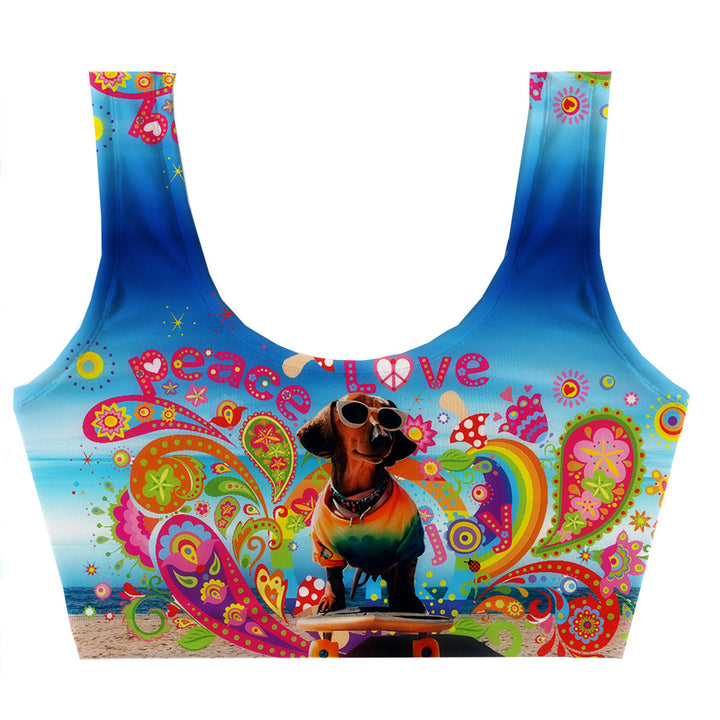 Peace and Love Crop Top