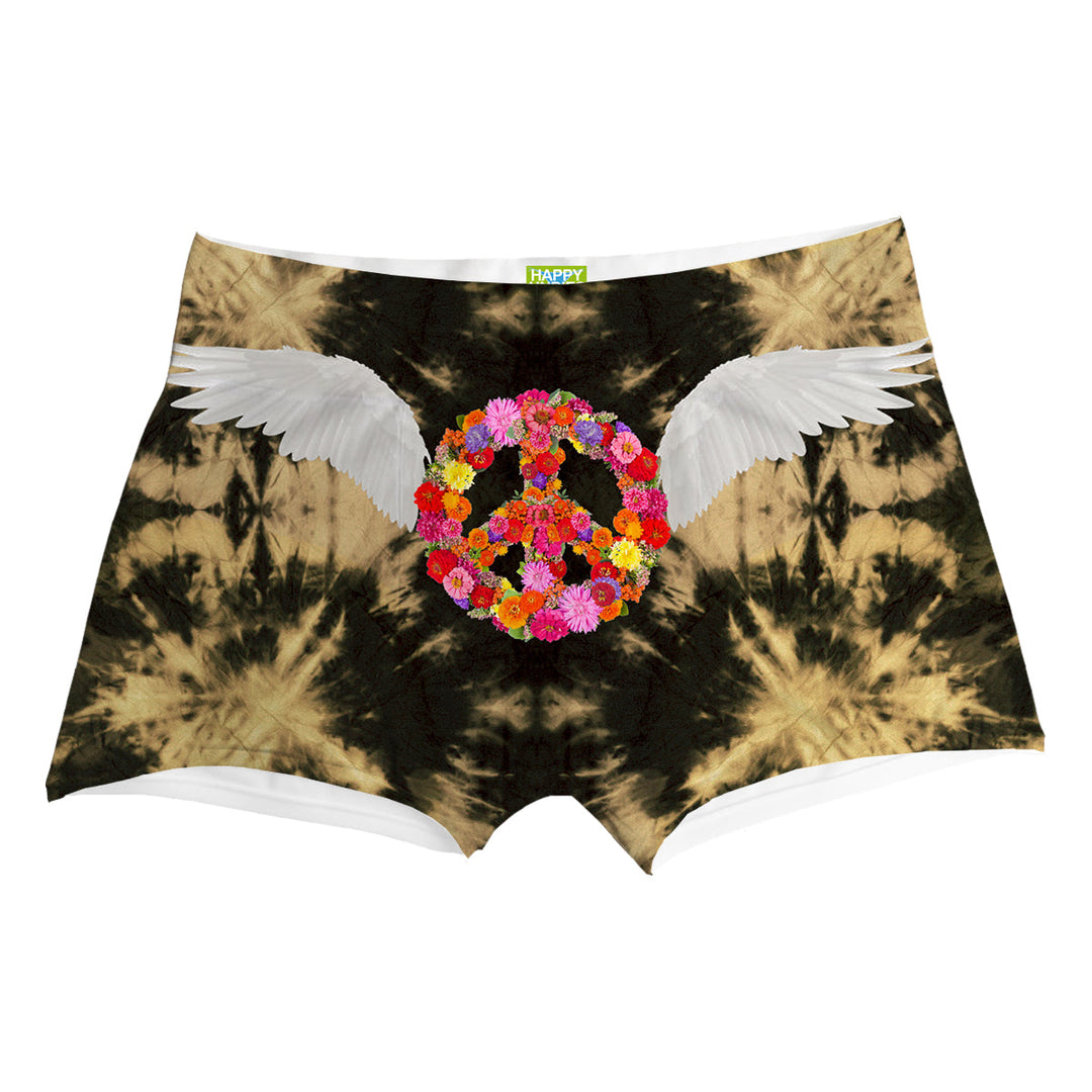 Peace Wings Gold Boxer Front