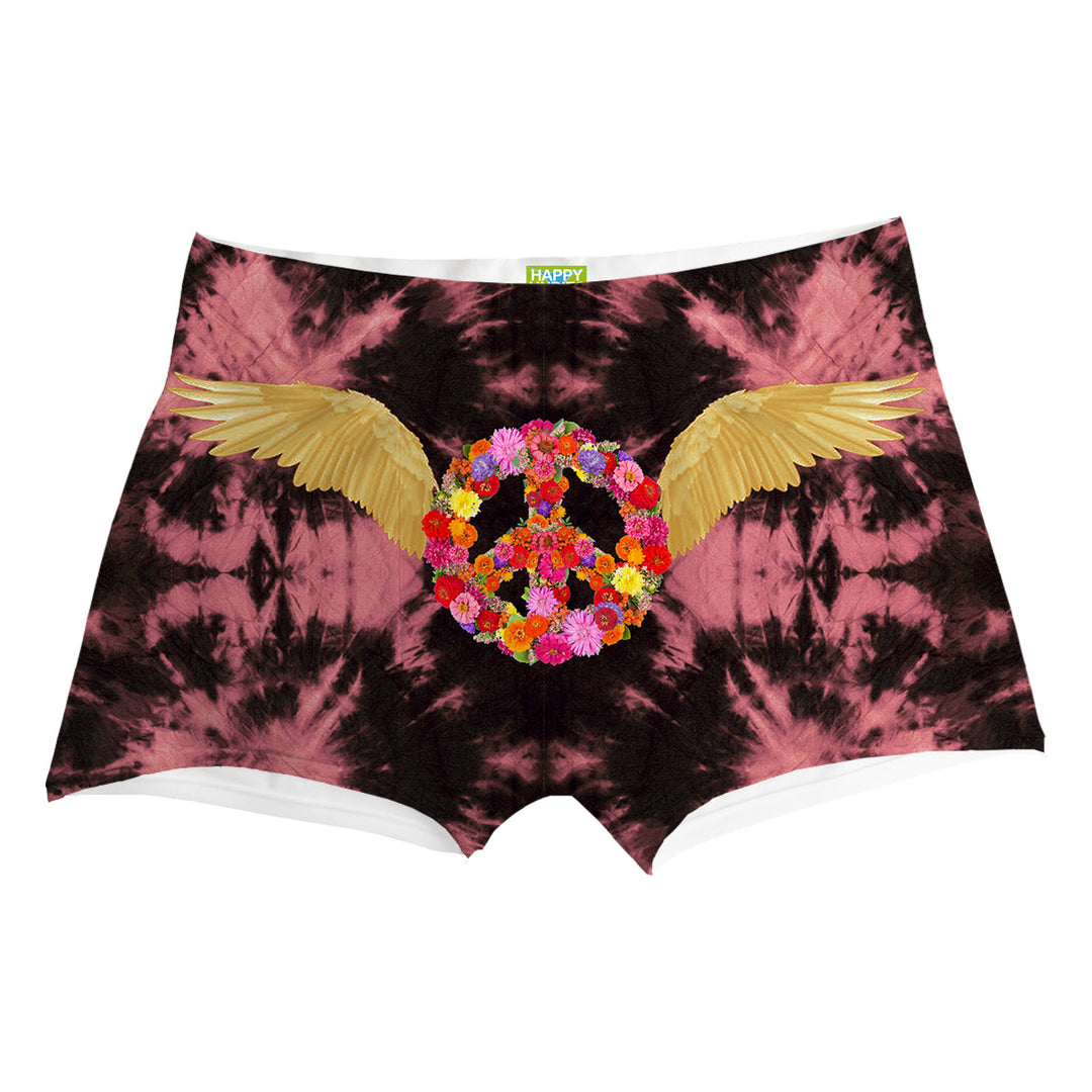 Peace Wings Red Boxer Front