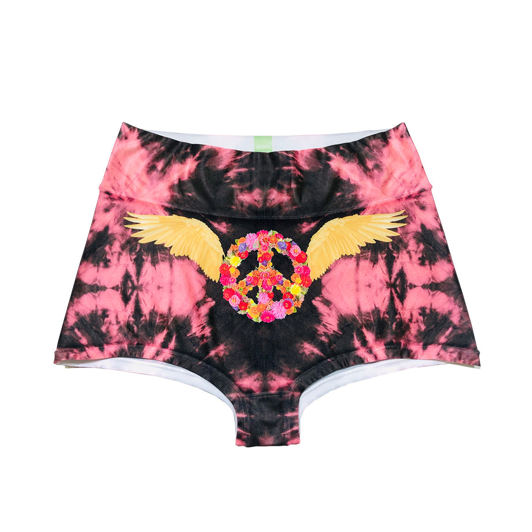 Peace Wings Red Highwaist
