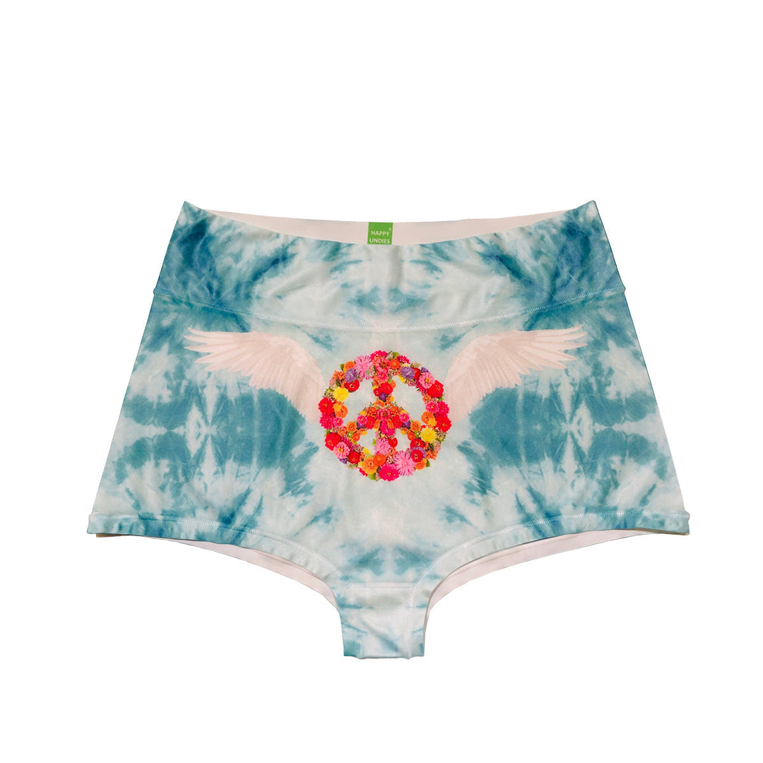 Peace Wings Turquoise Highwaist