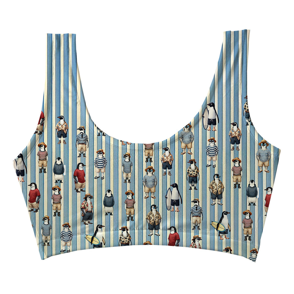 Penguin Fashion Crop Top Woman Underwear Beachwear Loungewear