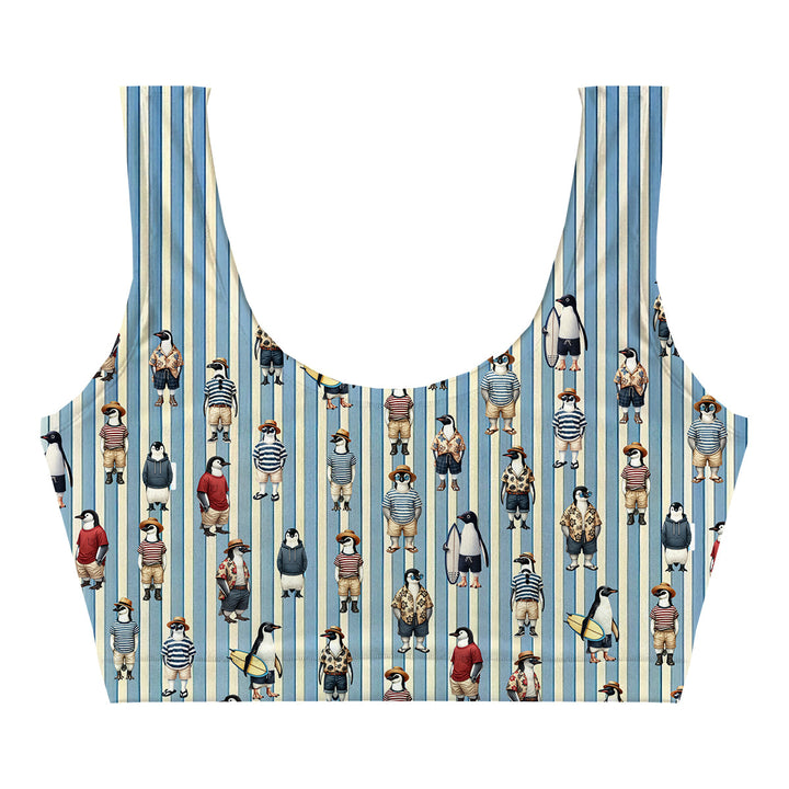 Penguin Fashion Crop Top Woman Underwear Beachwear Loungewear