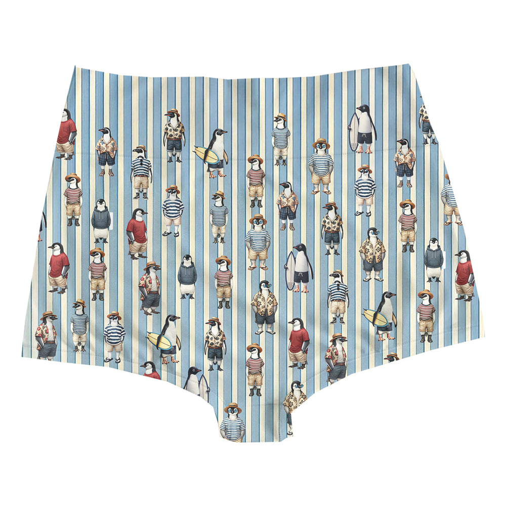 Penguin Fashion Highwaist Woman Underwear Beachwear Loungewear