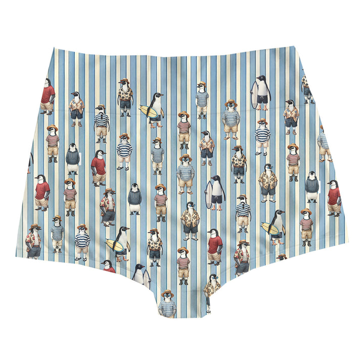 Penguin Fashion Highwaist Woman Underwear Beachwear Loungewear