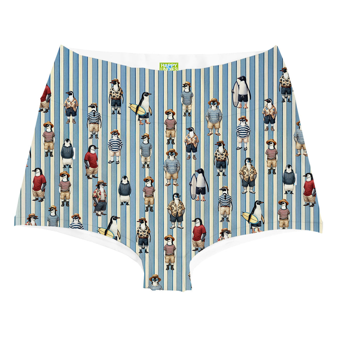 Penguin Fashion Highwaist Woman Underwear Beachwear Loungewear