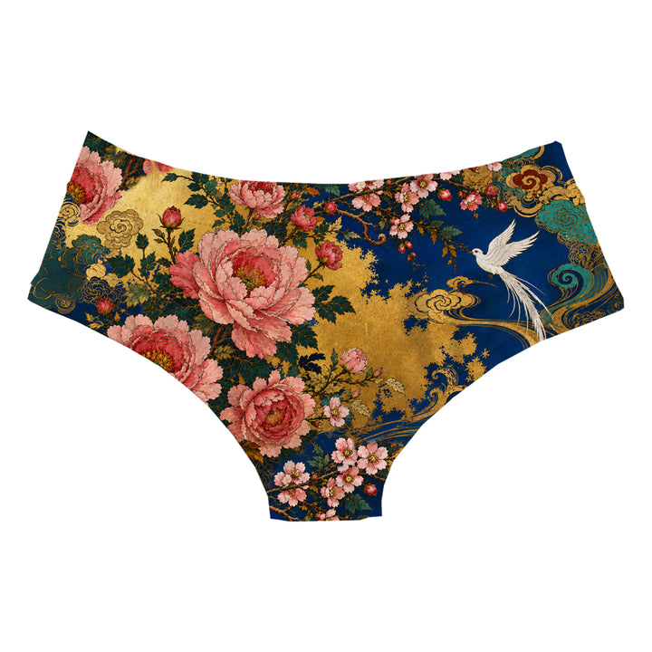 Peony Bird Hipster Woman Underwear Beachwear Loungewear