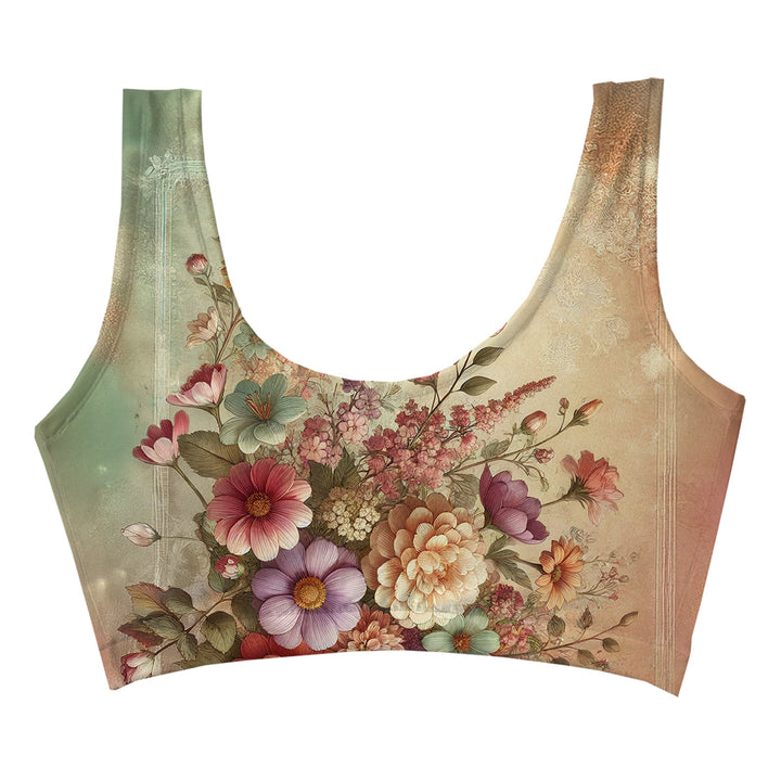 Petalight Crop Top Woman Underwear Beachwear Loungewear