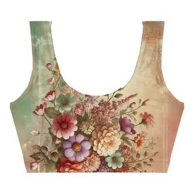 Petalight Crop Top Woman Underwear Beachwear Loungewear