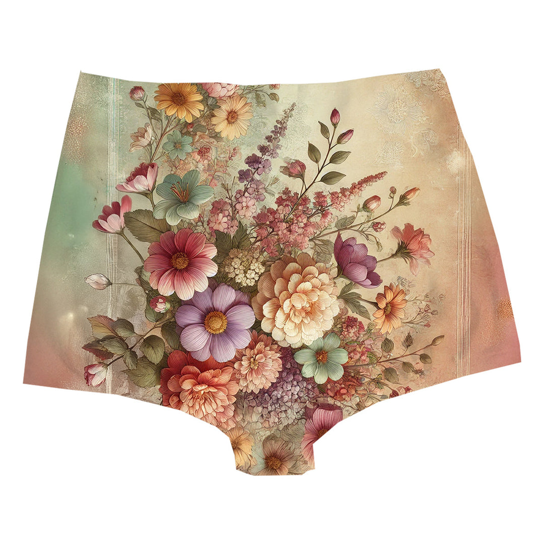 Petalight Highwaist Woman Underwear Beachwear Loungewear