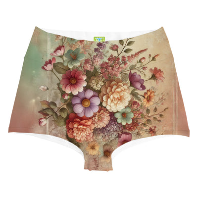 Petalight Highwaist Woman Underwear Beachwear Loungewear