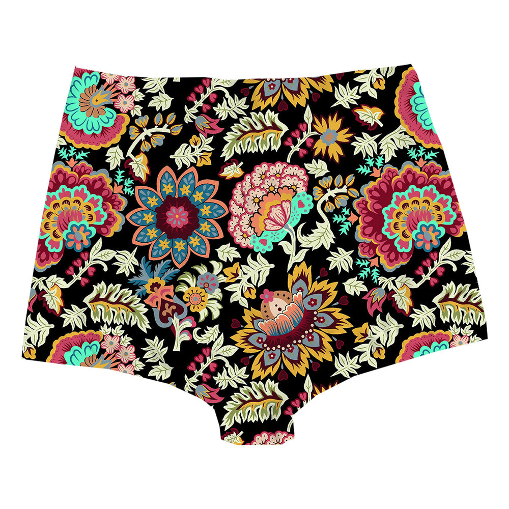 Petalplay Highwaist Woman Underwear Beachwear Loungewear