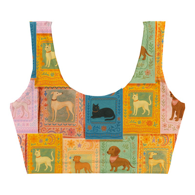 Pets Crop Top Woman Underwear Beachwear Loungewear