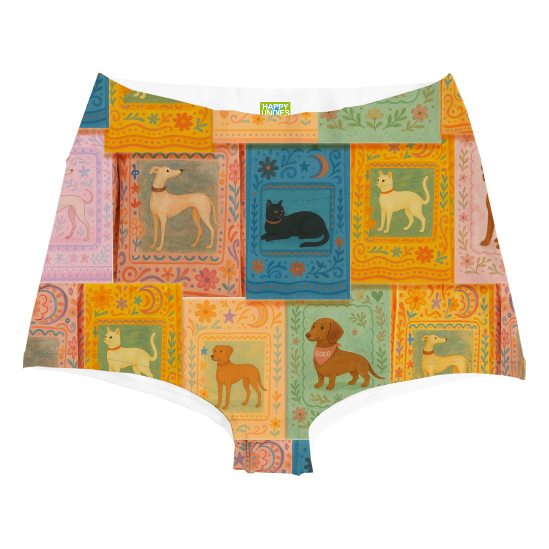 Pets Highwaist Woman Underwear Beachwear Loungewear