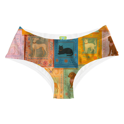 Pets Hipster Woman Underwear Beachwear Loungewear