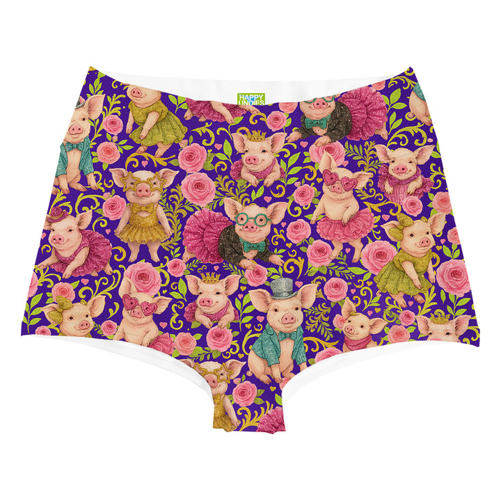 Piggy Glam Highwaist Woman Underwear Beachwear Loungewear
