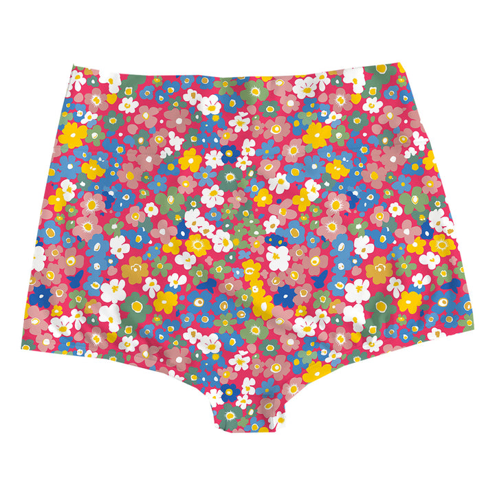 Pink Daisy Highwaist Back