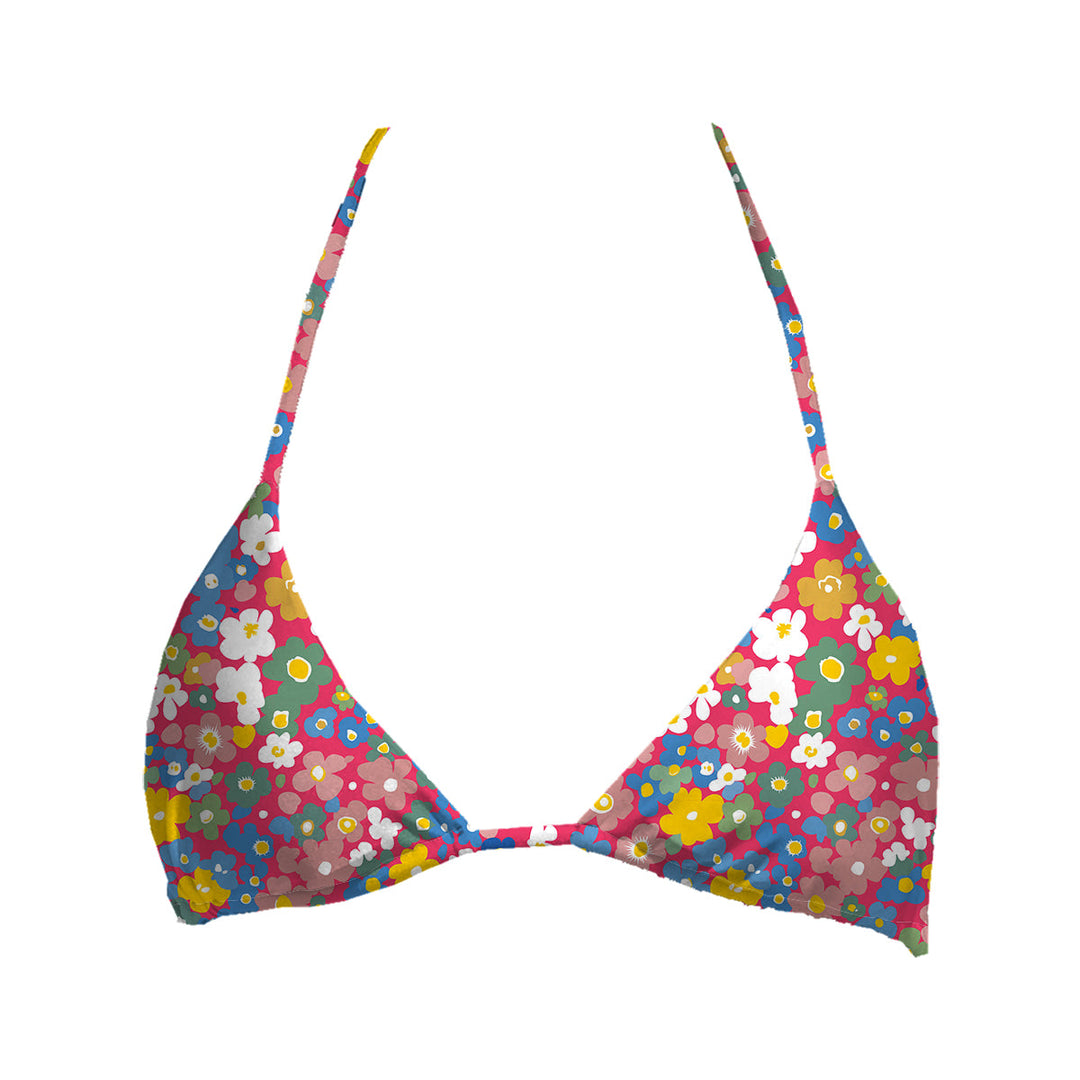 Pink Daisy Top Triangle Front