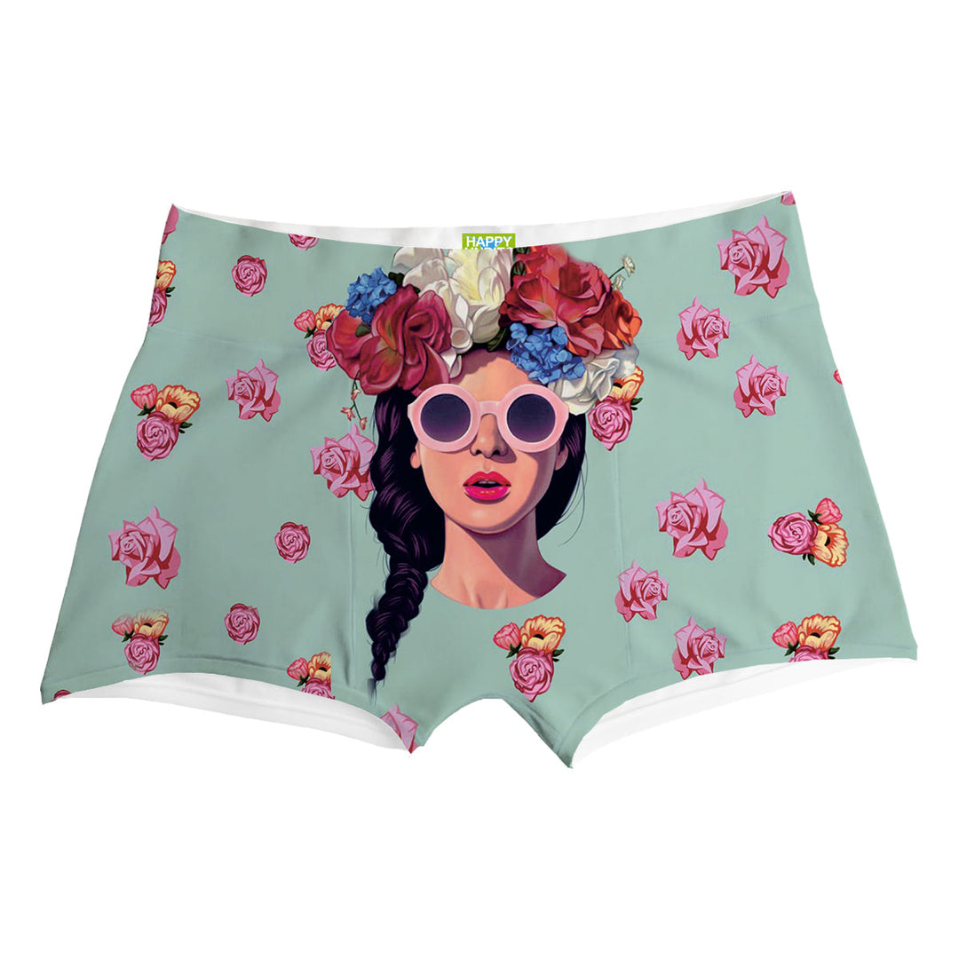 Pink Glasses Boxer Front