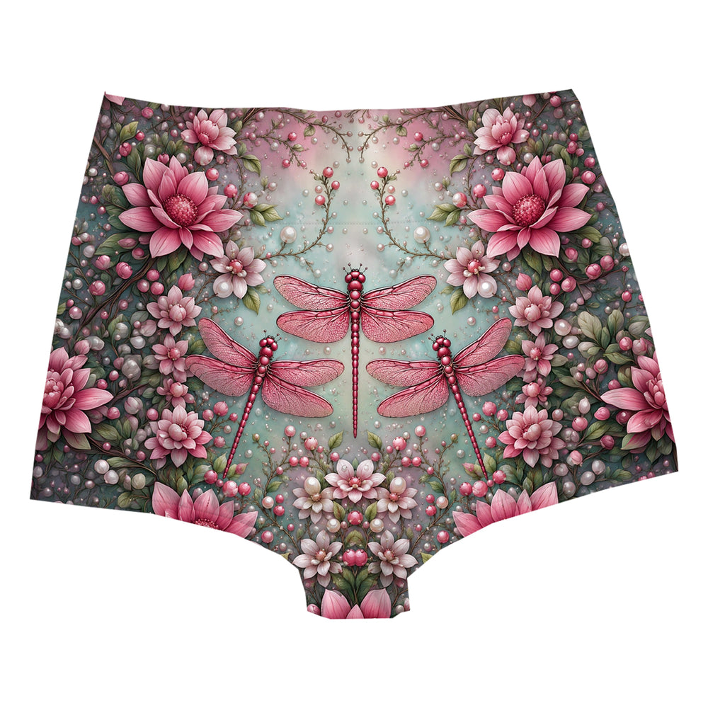 Pink Wings Highwaist Woman Underwear Beachwear Loungewear