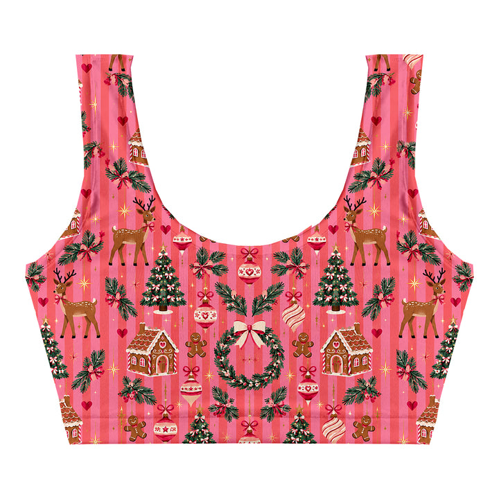 Pinkmas Crop Top Woman Underwear Beachwear Loungewear