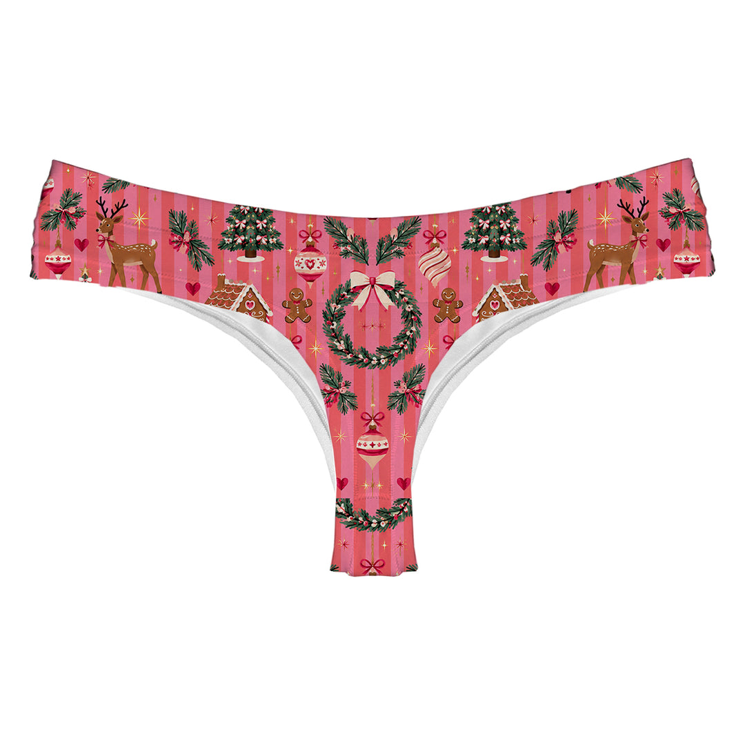 Pinkmas String Woman Underwear Beachwear Loungewear