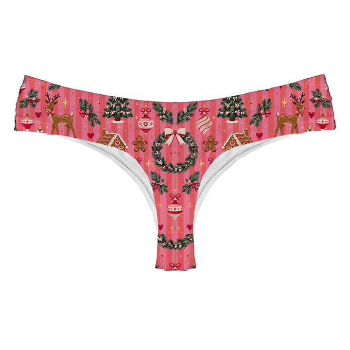 Pinkmas String Woman Underwear Beachwear Loungewear