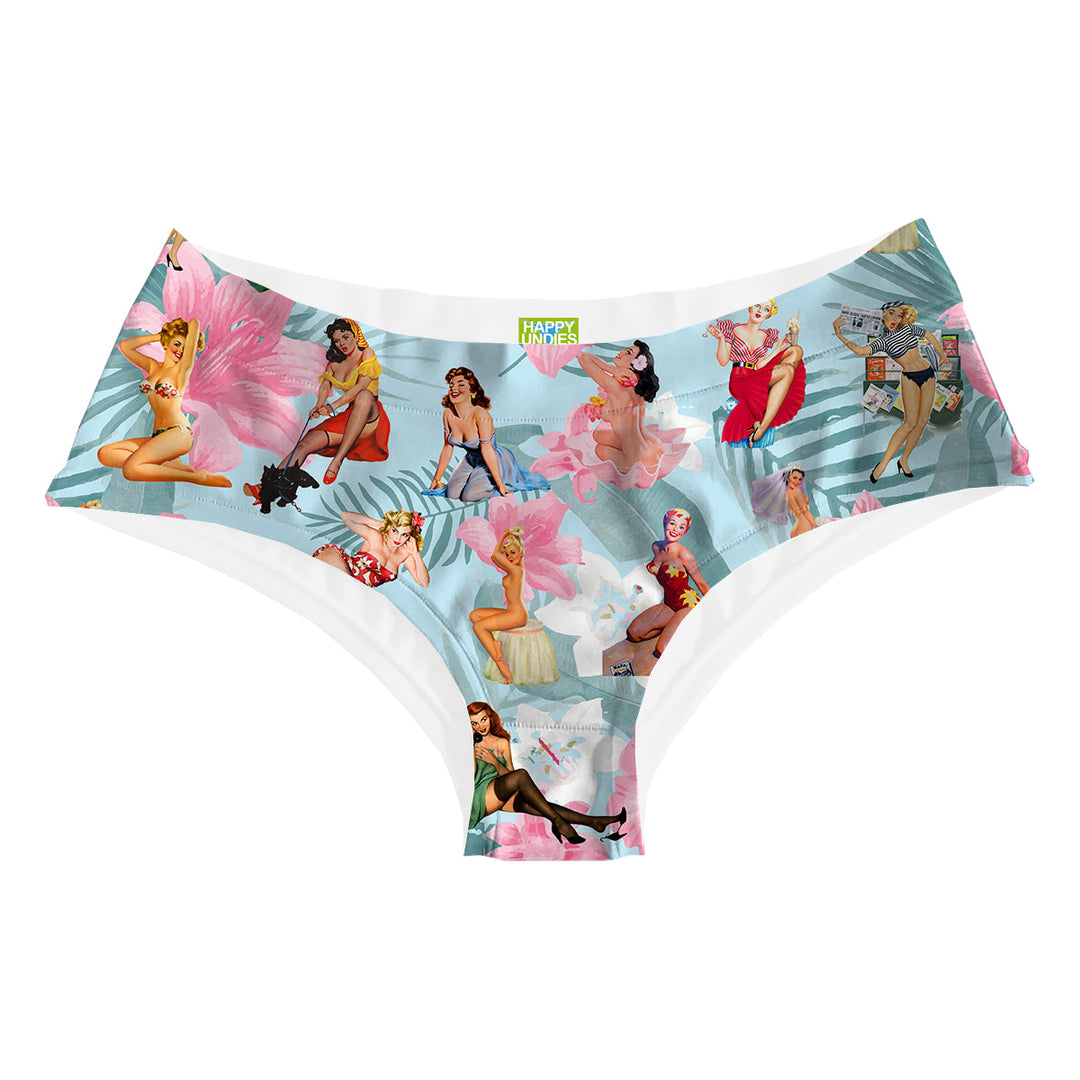Pinups Hipster Woman Underwear Beachwear Loungewear