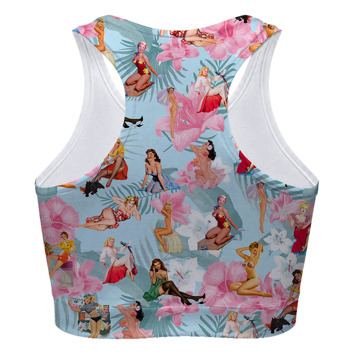 Pinups Sport Bra Woman Underwear Beachwear Loungewear