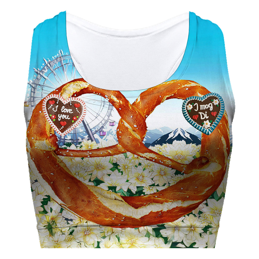 Pretzel Sport Bra Woman Underwear Beachwear Loungewear