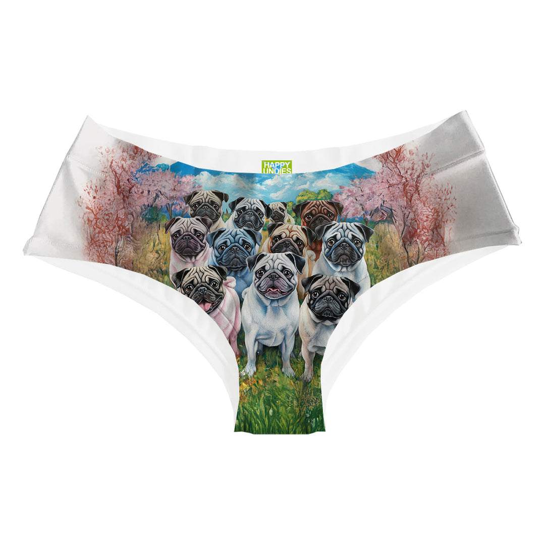 Pug World Hipster Front