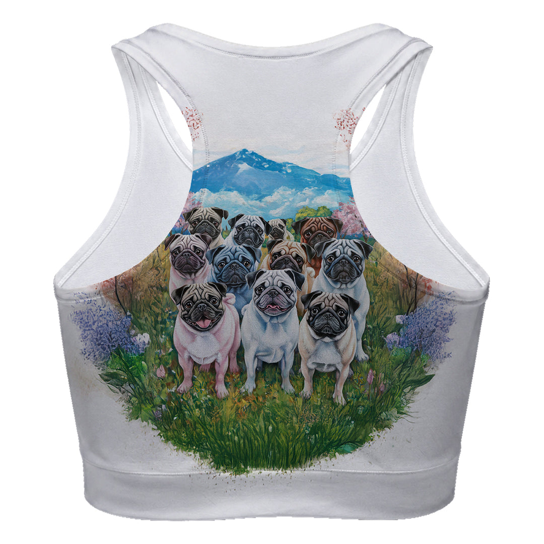 Pug World Sport Bra Woman Underwear Beachwear Loungewear